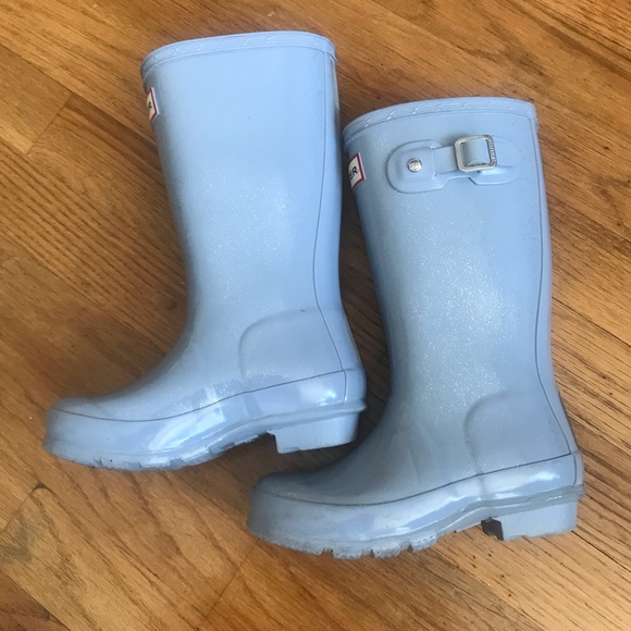 Hunter Kids Original Starcloud glitter Boots - Picture 9 of 11